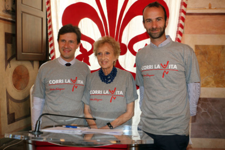 Dario Nardella Bona Frescobaldi e Andrea Vannucci alla Conferenza di Corri la Vita 2014 web